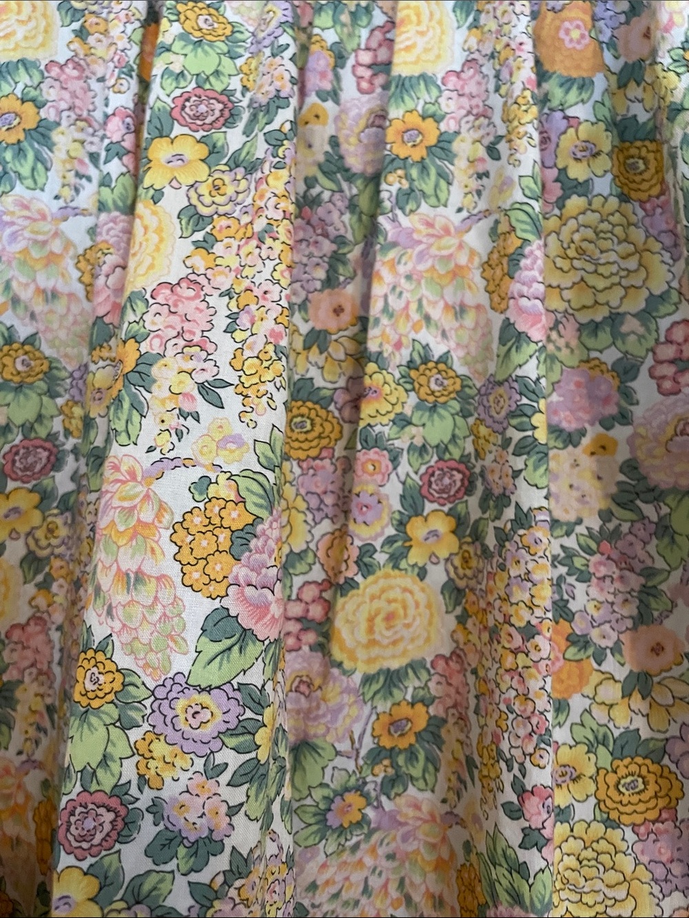 J. Crew Liberty Floral Button-Front Dress in Pink, Yellow & Green - Picture 4 of 4